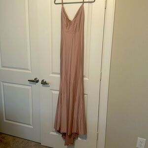 Mauve low back formal